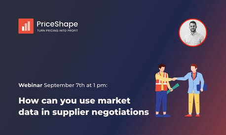 How can you use market data in supplier negotiations